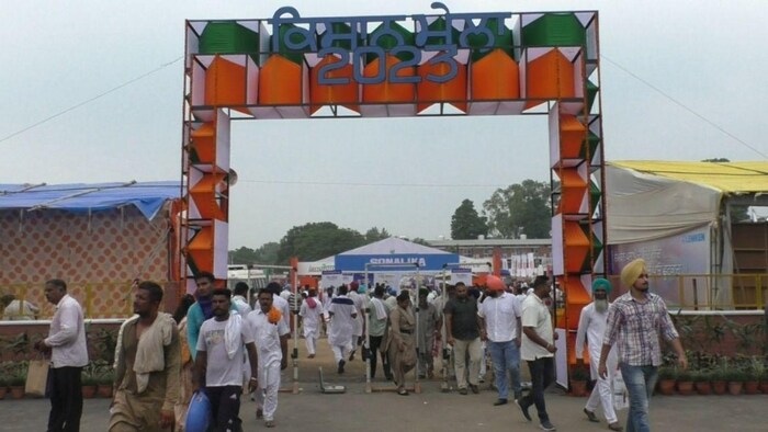 लुधियाना स्थित पंजाब एग्रीकल्चर यूनिवर्सिटी में चल रहा दो दिवसीय कृषि मेला