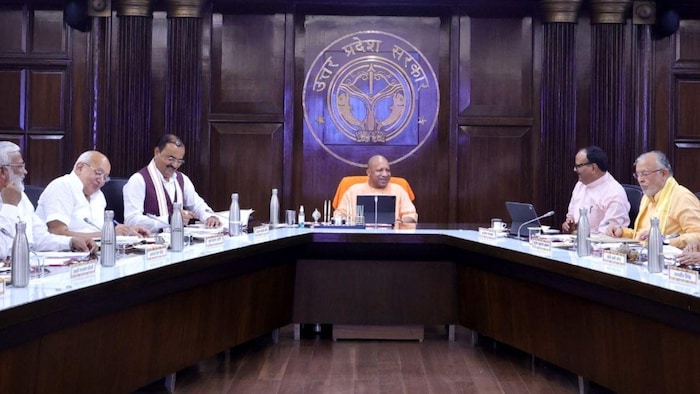 यूपी कैबिनेट ने मंडी शुल्क घटाते हुए धान क्रय नीति को मंजूर किया गया, फोटो: साभार यूपी सरकार