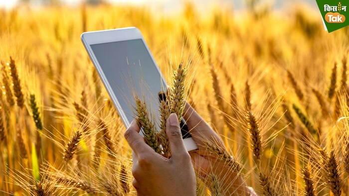 सर्वेयर्स को इंटरनेट कनेक्टिविटी और पावर पैक से जोड़ा गया है. (Photo-Kisan Tak)