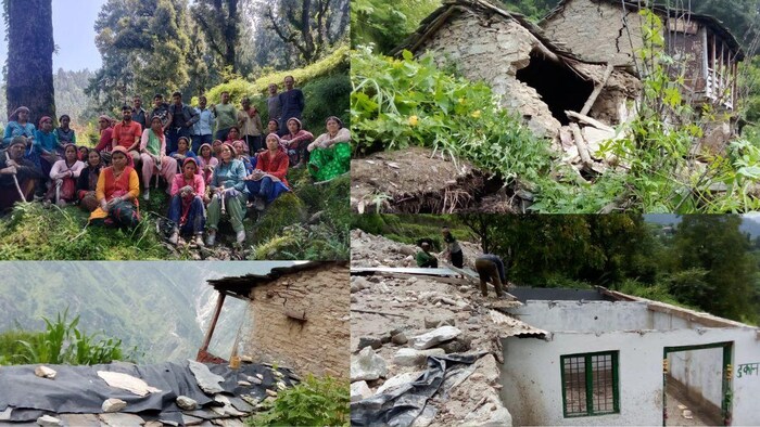 जोशीमठ के पगनो में भूस्खलन के चलते लगातार खतरा बरकरार!