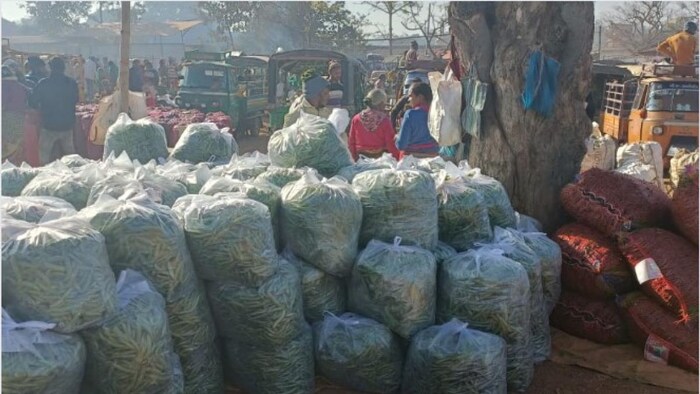 रांची जिले का साप्ताहिक बाजार फाइल फोटोः किसान तक