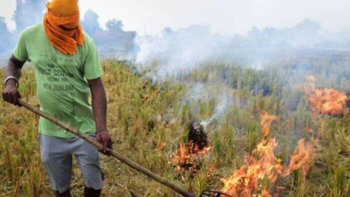 हरियाणा में पराली जलाने पर किसानों पर लगा जुर्माना