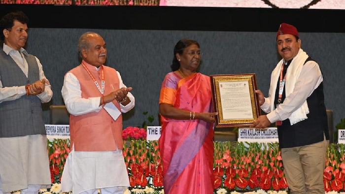 उत्तराखंड के किसान गोपाल उप्रेती को राष्ट्रपति से मिला सम्मान