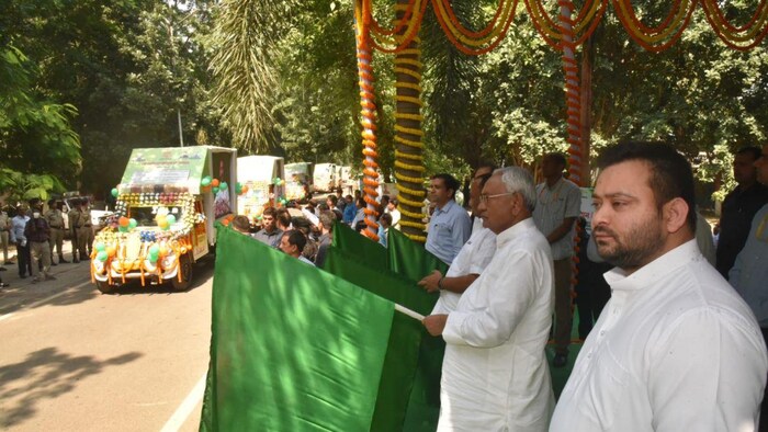 CM नीतीश ने शुरू किया रबी अभियान, दिखाई हरी झंडी