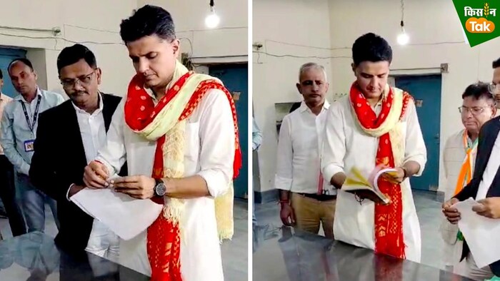 राजस्थान में नामांकन शुरू हो गए है. दूसरे दिन सचिन पायलट ने नामांकन भरा.