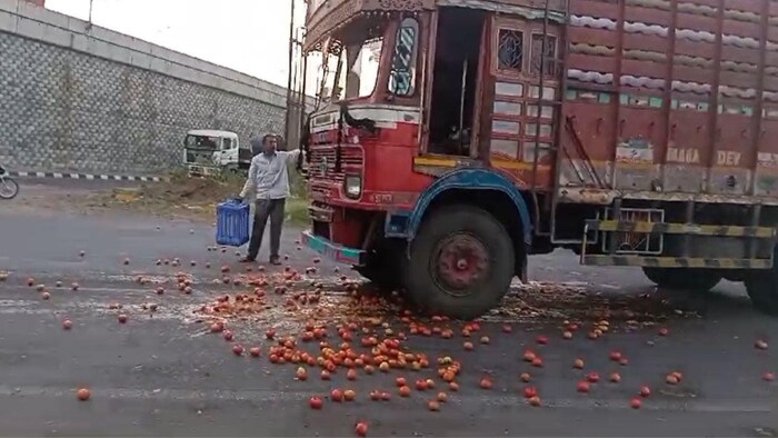 किसानों को टमाटर का नहीं मिल रहा हैं उचित दाम