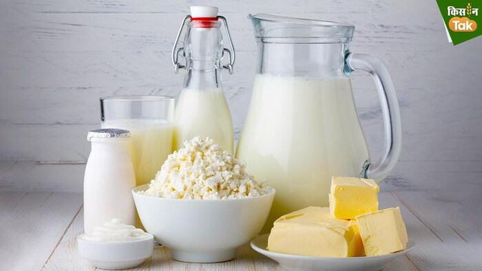 डेयरी प्रोडक्ट का प्रतीकात्मक फोटो.