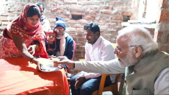 जब अचानक मीरा मांझी से मिले PM मोदी