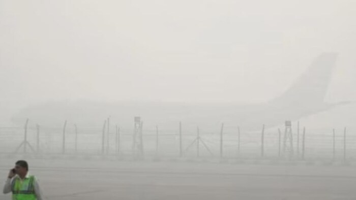 Delhi airport authorities have come under fire for only one operational CAT III equipped runway to handle flight operations amid dense fog
