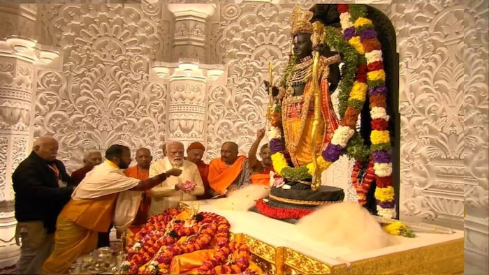 अयोध्या में राम मंदिर की प्राण प्रतिष्ठा हुई.