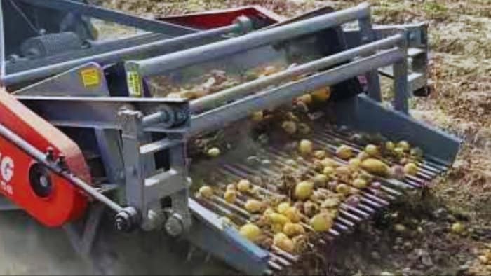 आलू खोदने की मशीन