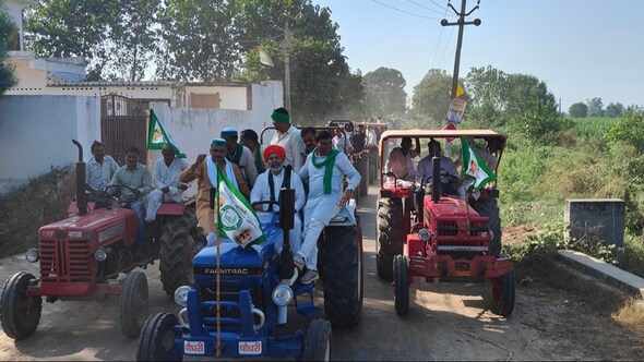 farmers protest tractor march