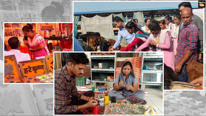 मां शाकंभरी कान्हा उपवन गौशाला में गाय के गोबर व मूत्र से विभिन्न उत्पाद बनाये जा रहे हैं.