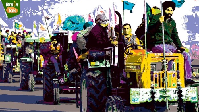 पंजाब में कांग्रेस नेता ने निकाला ट्रैक्टर मार्च