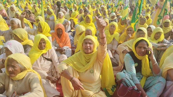 रामलीला मैदान में किसान महापंचायत