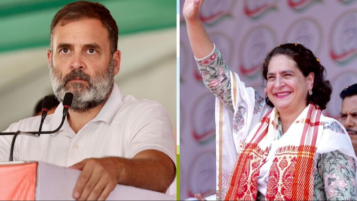 राहुल गांधी और प्रियंका गांधी (फोटो-किसान तक)