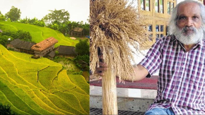 65 साल के पीजी जॉन ने छोटे से खेत में उगाईं धान की 30 किस्में