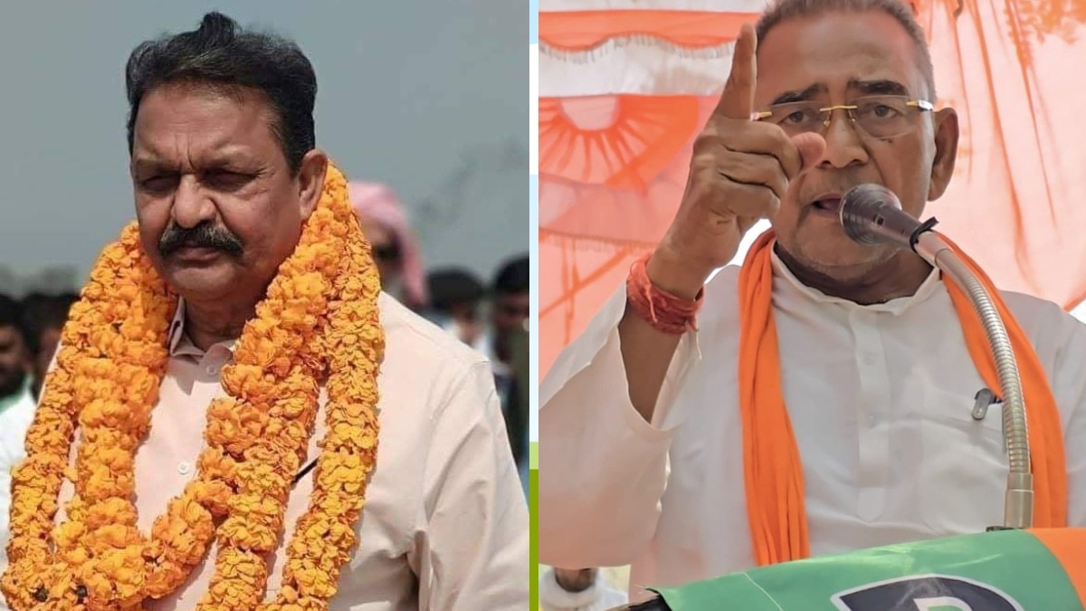 समाजवादी पार्टी के उम्मीदवार अफजाल अंसारी और बीजेपी की तरफ से पारसनाथ राय (Photo-Kisan Tak)