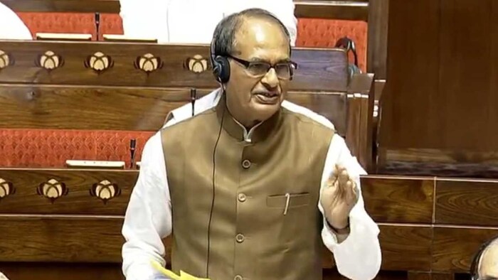 राज्यसभा में कांग्रेस पर बरसे शिवराज सिंह चौहान.