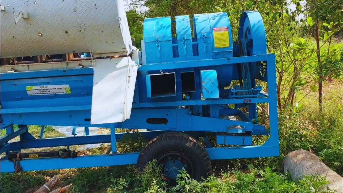 मूंग तुड़ाई की मशीन