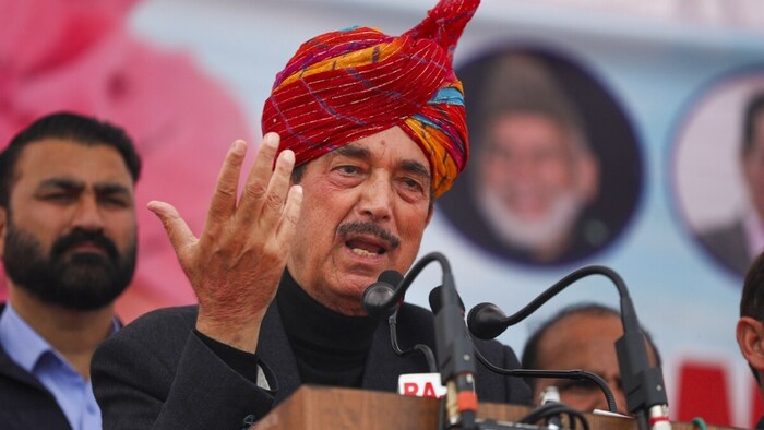 Ghulam Nabi Azad, chief of Democratic Progressive Azad Party