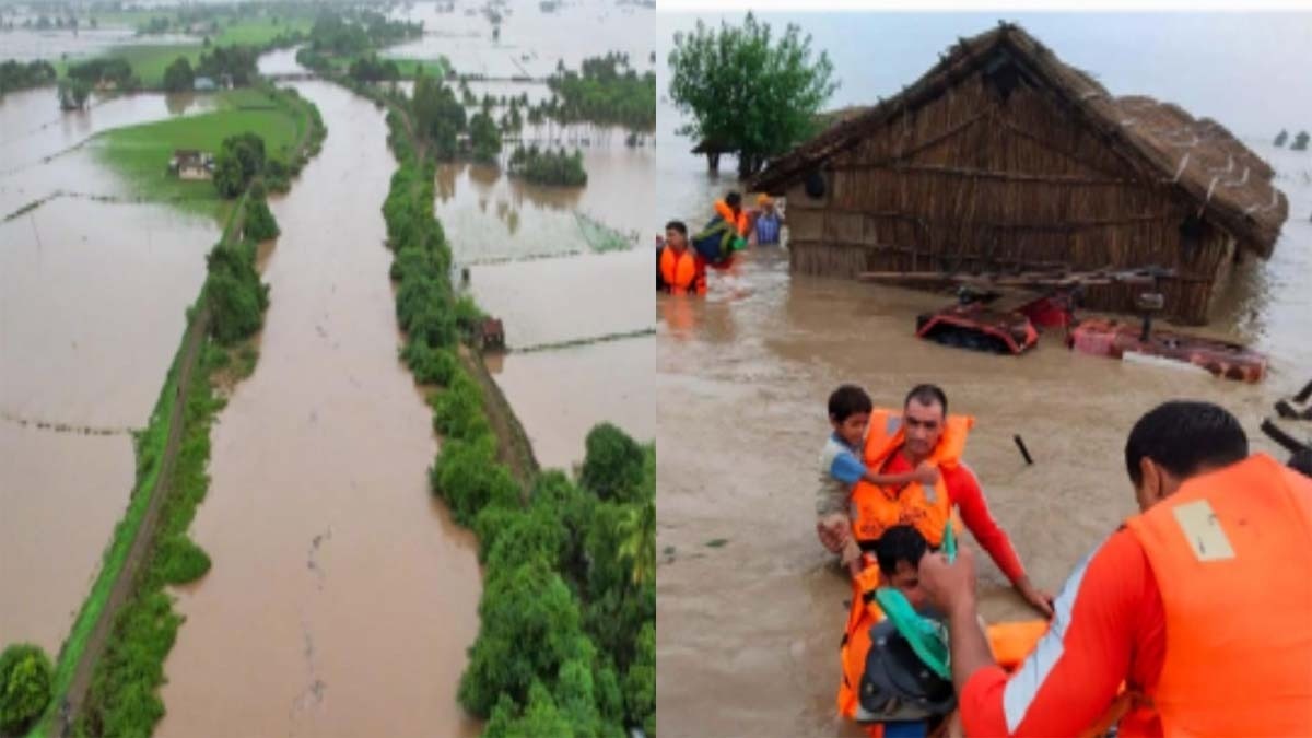 गुजरात में तेज बारिश का रेड अलर्ट, 24 घंटे में तीन मौतें; CM ने कलेक्‍टरों को अलर्ट रहने के दिए निर्देश