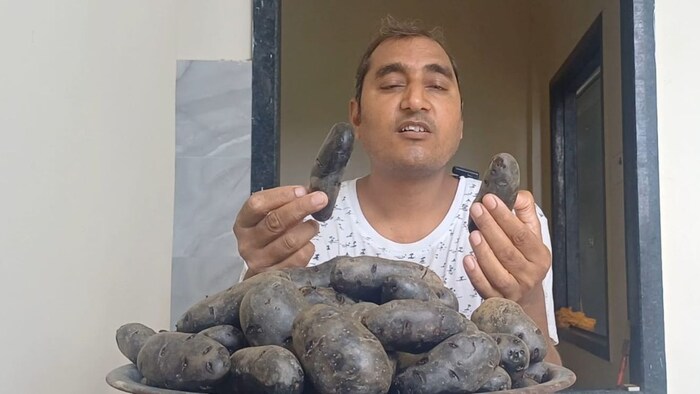 पत्रकारिता छोड़ कर रहे काले फसलों की खेती