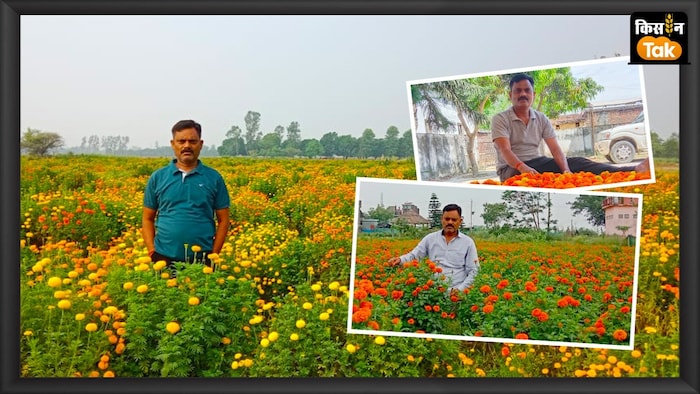 गोंडा जिले के ग्राम पंचायत मन्नीजोत प्रगतिशील किसान डॉ अनिल कुमार श्रीवास्तव (फोटो- किसान तक)
