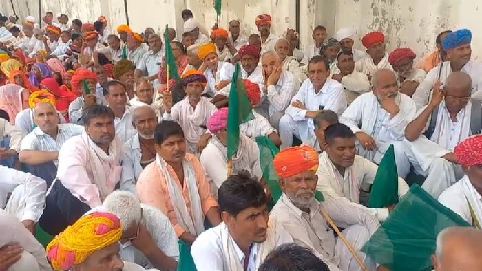 किसानों का विरोध प्रदर्शन