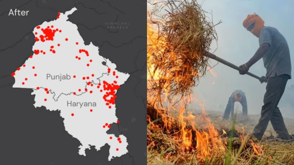 पंजाब, हरियाणा और पाकिस्तान में जल रही है पराली पर दिल्ली में प्रदूषण पर है नियंत्रण, जानें क्यों पंजाब, हरियाणा और पाकिस्तान में जल रही है पराली पर दिल्ली में प्रदूषण पर है नियंत्रण, जानें क्यों