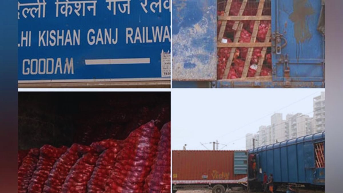 नासिक से एक और 'प्याज एक्सप्रेस' पहुंची दिल्ली, अगले दो दिनों में अगली खेप आने की उम्मीद