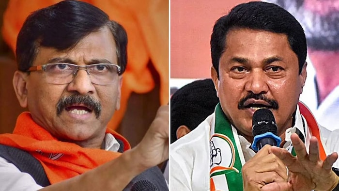 शिवसेना यूबीटी नेता संजय राउत और कांग्रेस नेता नाना पटोले. (फाइल फोटो)