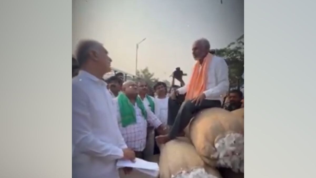 BRS नेता ने खम्मम कपास मंडी का किया दौरा, किसानों की परेशानी देख कांग्रेस सरकार पर बोला हमला