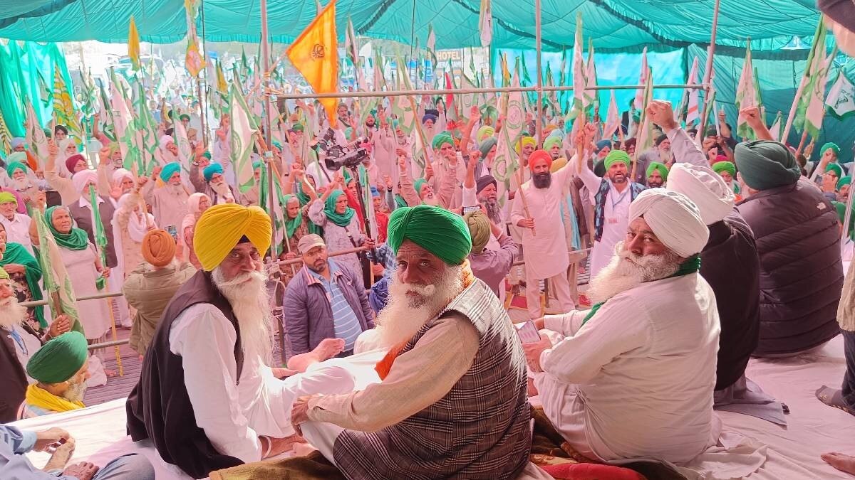 Khanauri border farmers protest