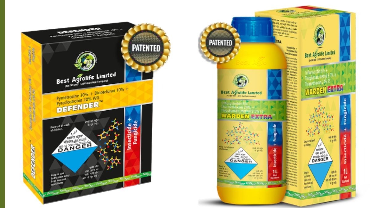 बेस्ट एग्रोलाइफ को फंफूदनाशक मिथाइल फॉर्मूला के लिए पेटेंट मिला है.