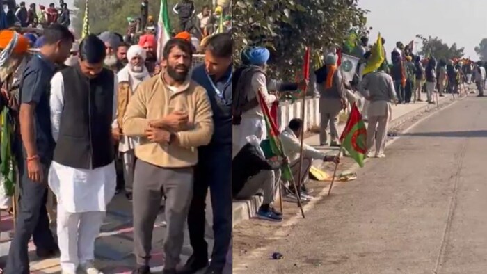 Bajrang punia at shambhu border