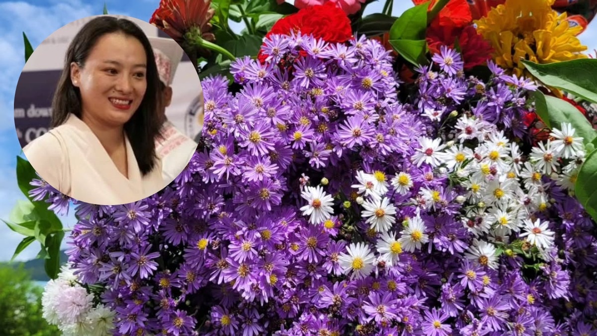 Manipur woman's flower business (Photo: Instagram/@diantheprivatelimited)