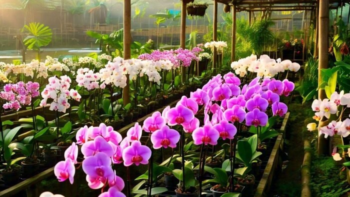 orchid flowers farming