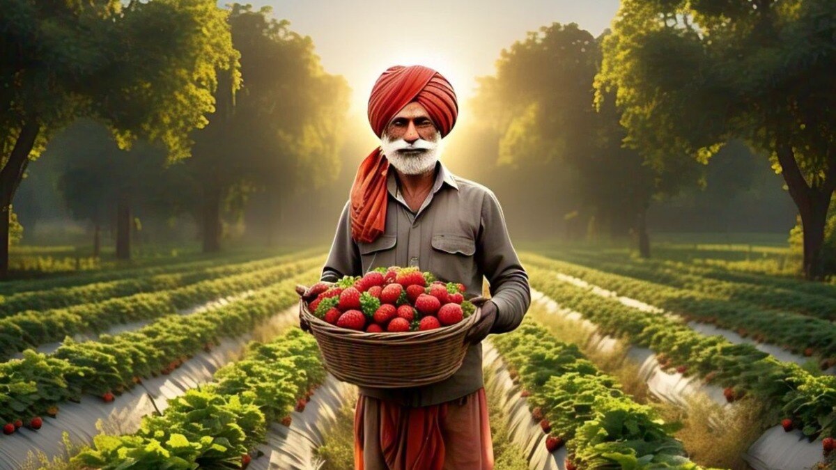 जिस जमीन पर नहीं होती अच्छी फसल, इस किसान ने उगा दी स्ट्रॉबेरी