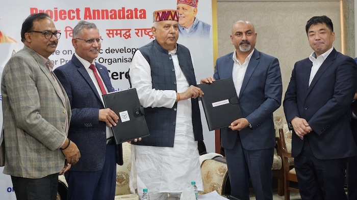 यूपी के कृषि मंत्री सूर्य प्रताप शाही ने होंडा इंडिया फाउंडेशन से किया समझौता