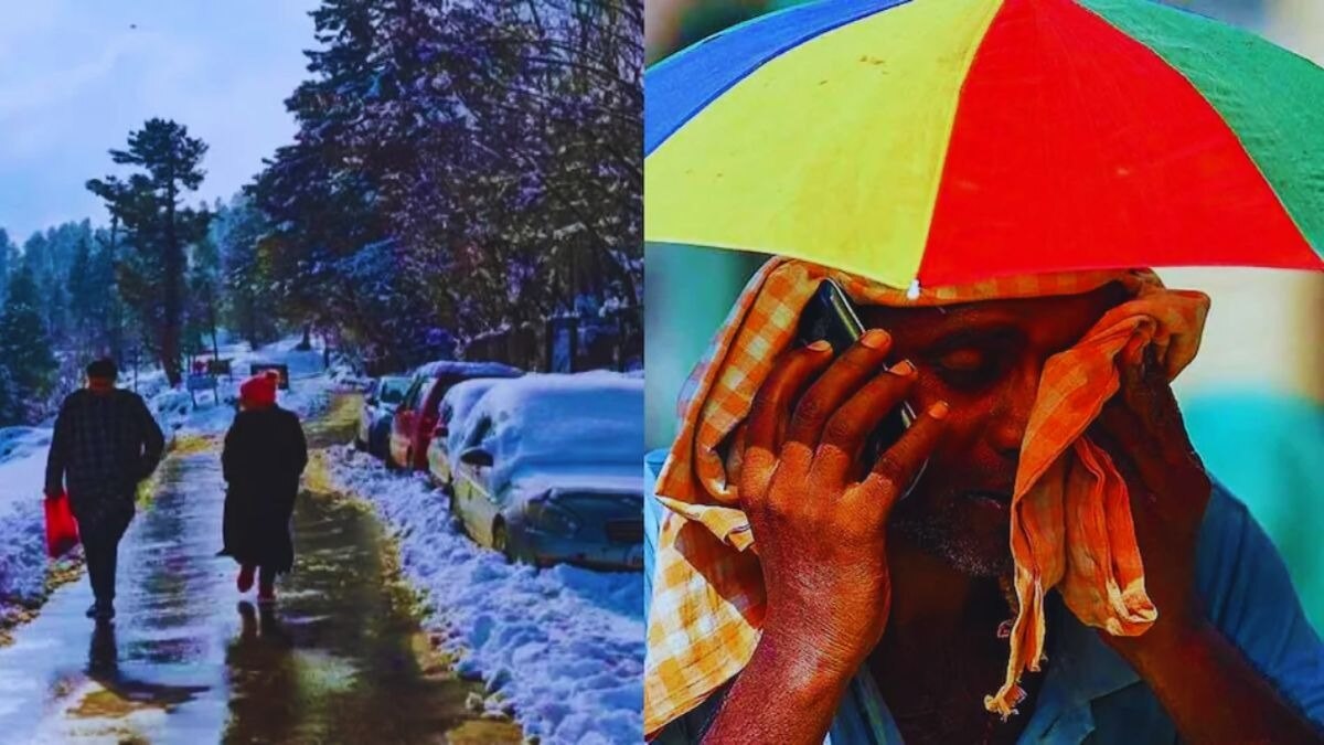 पहाड़ों में बर्फबारी होने की संभावना