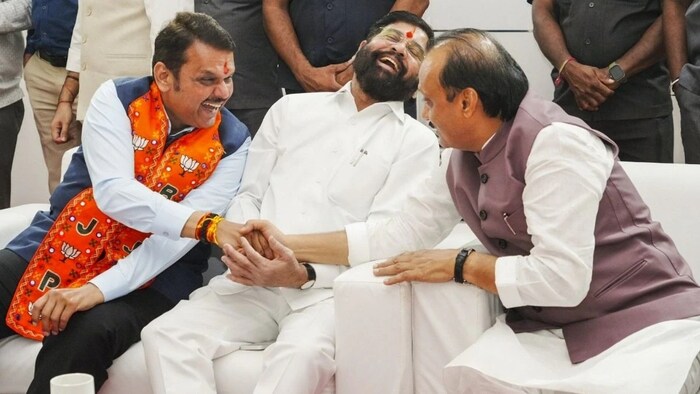 devendra fadanvis ajit pawar and eknath shinde