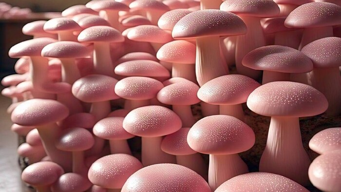 pink mushroom (AI Image)