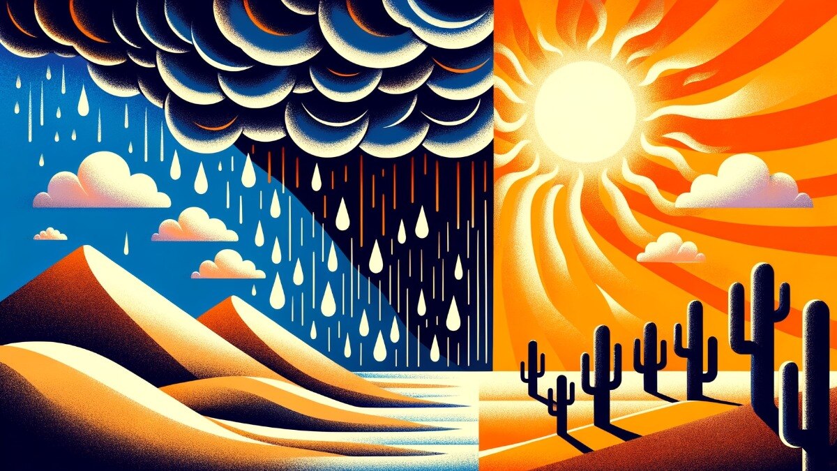 Storm rain and heatwave alert