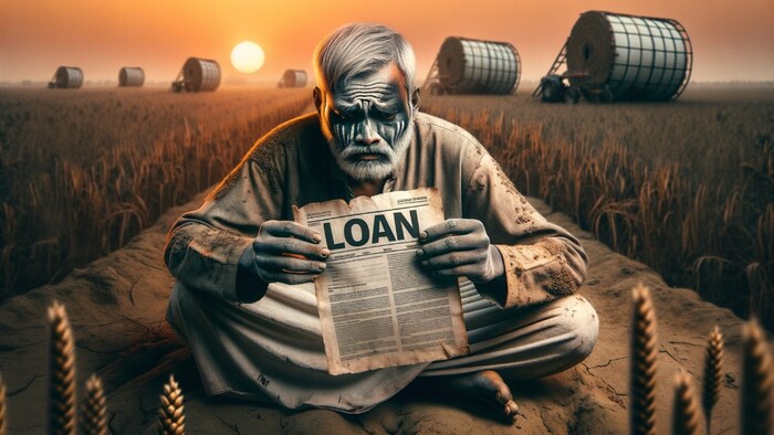 fake loan on pune maharashtra farmers name