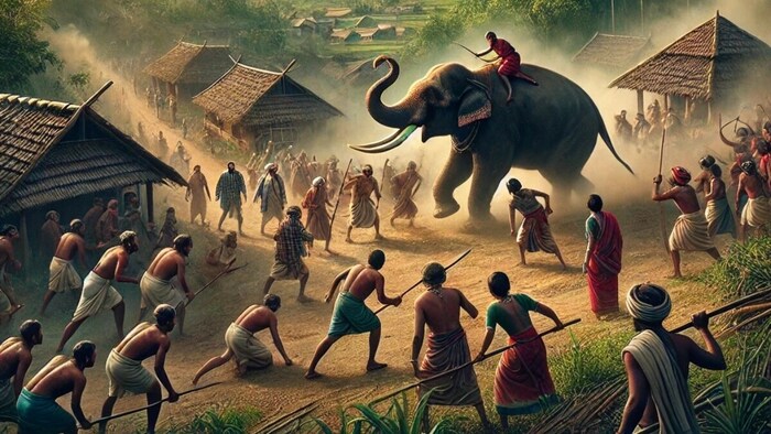 MP Wild elephant Management attack