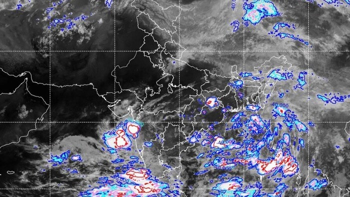 Monsoon satellite image