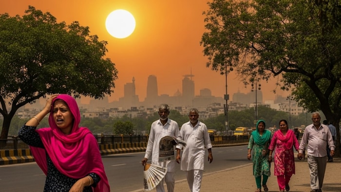 Delhi Weather Alert 2025: Mercury crosses 45 ° C in the capital, IMD issues red alert, know when will there be relief