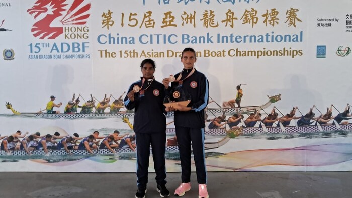 komal got bronze medal