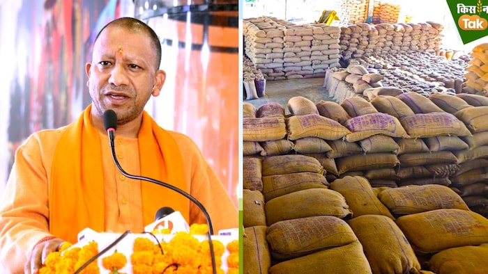 उत्तर प्रदेश में गेहूं खरीद ने पिछले साल का रिकॉर्ड तोड़ दिया है.